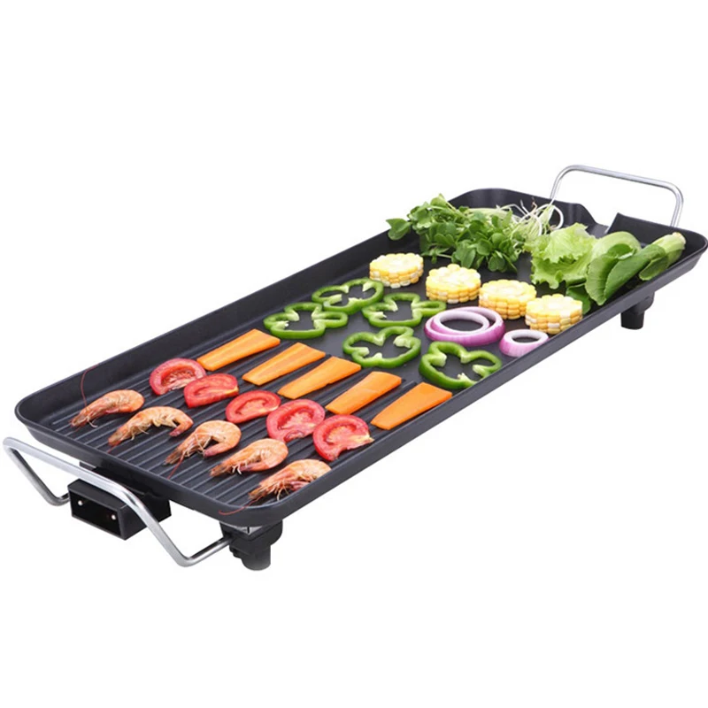 Сковорода для барбекю электрическая плита теппаняки гриль мясо Пан корейский