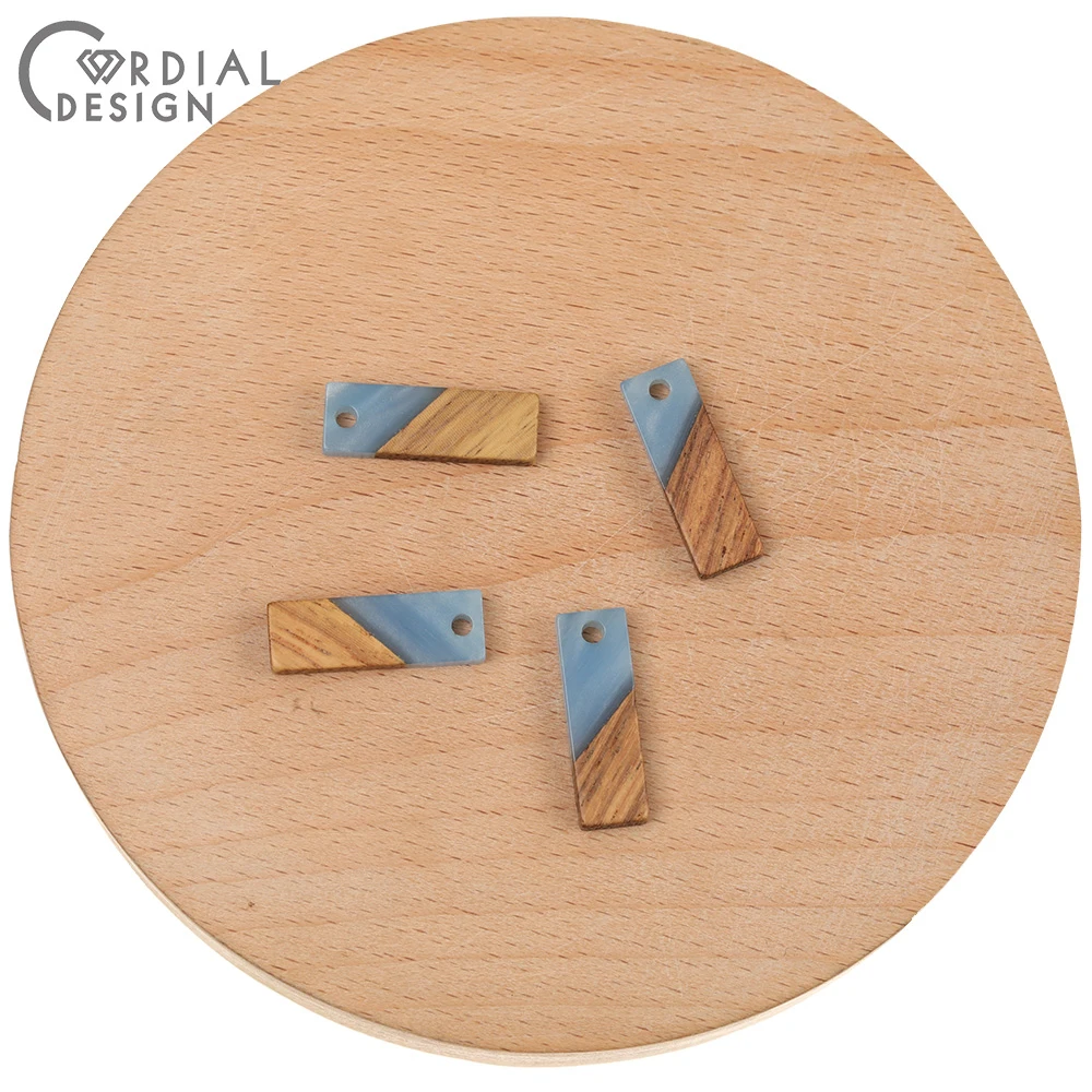 

Cordial Design 100Pcs 8*20MM Earrings Accessories/Natural Wood & Resin/Hand Made/DIY Making/Charms/Jewelry Findings & Components