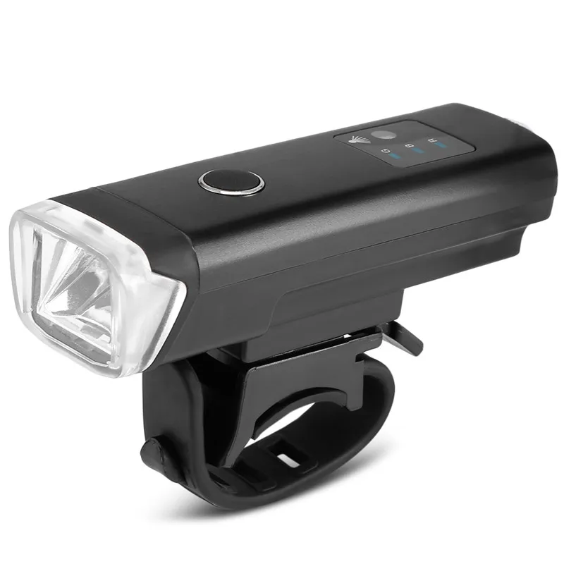 Version 1 USB Перезаряжаемый водостойкий MTB горный велосипед светодиодный велосипед велосипедный фонарь Передний светодиодная фара для велосипеда Велоспорт Смарт индукция фонарик - Цвет: Version 1