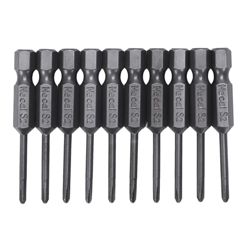 

Магнитные Отвертки Phillips PH0, 1/4 дюйма, 50 мм, длина 2,5 мм, 10 шт.