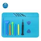 Набор инструментов для ремонта экрана с магнитной отверткой, набор паяльных ковриков для ремонта iPhone