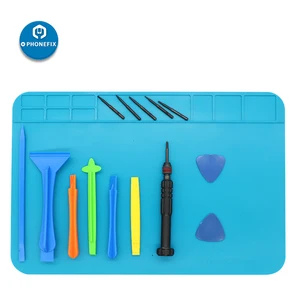 Набор инструментов для ремонта экрана с магнитной отверткой, набор паяльных ковриков для ремонта iPhone