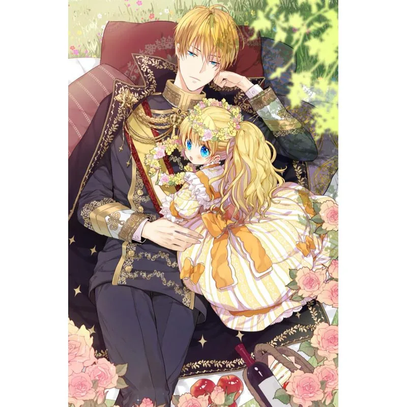 Постер Кто сделал меня принцессой 02 из аниме атласный постер тканевый настенный