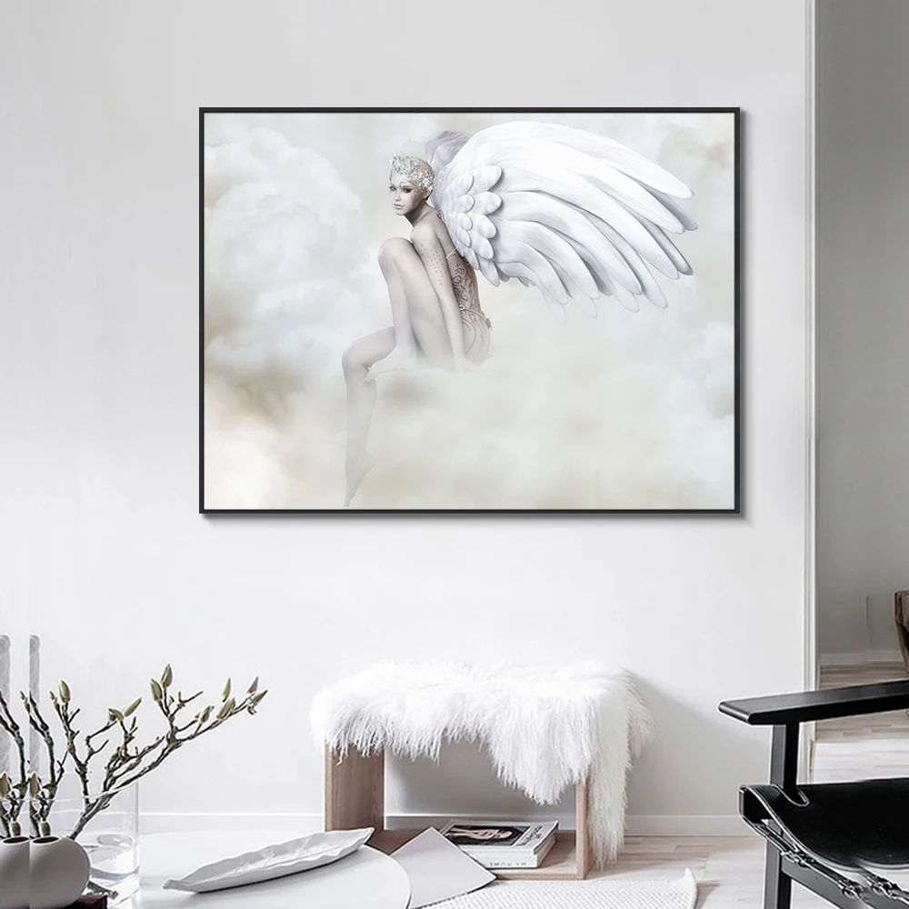 

Beautiful Angle Wall Art Poster Prints Nordic Aesthetic Hoom Modern Artwork Canvas Interior Paintings Living Room Decoration