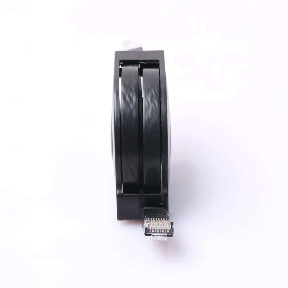 Выдвижной Ethernet кабель сетевой Cat6 полный Медь на плоской подошве масштабируемый