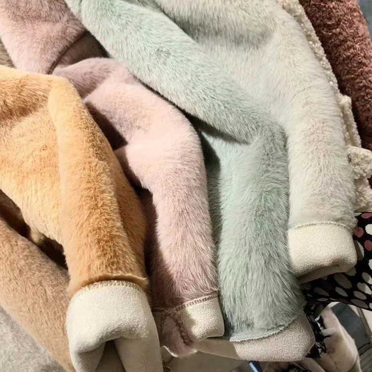 2022 autumn Fur One-piece Coat Women's Mink Fur Temperament Plush Coat warm winter Short Jacket Loose