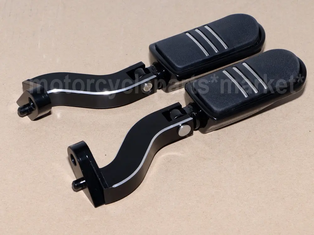 Rear Footpeg Footrest Foot Pegs Streamliner Pedals W/ Brackets For Harley Touring Road King Electra Glide 1996-2013 | Автомобили и