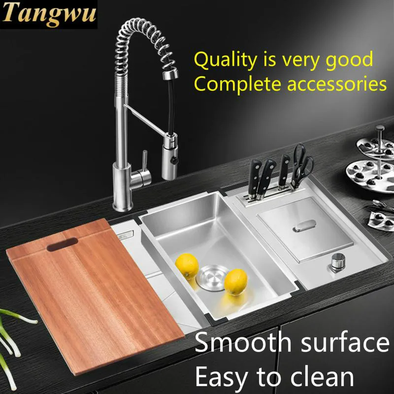 Бесплатная доставка многофункциональная кухонная раковина из нержавеющей стали