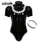 Комбинезон с кружевной повязкой на голову, для мужчин и взрослых, горничная Сисси, платья маскарадный костюм