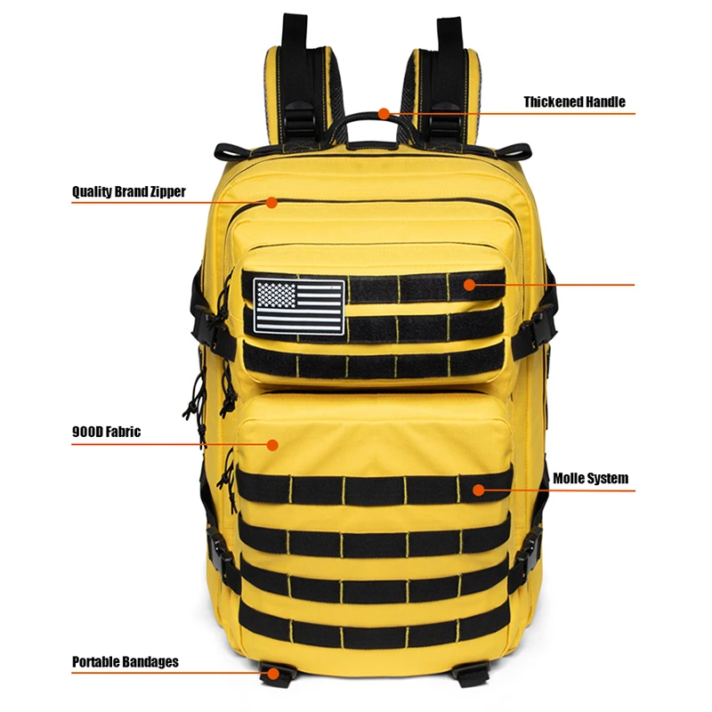 S.ARCHON 50L тактический военный рюкзак для мужчин/женщин водонепроницаемый фитнеса