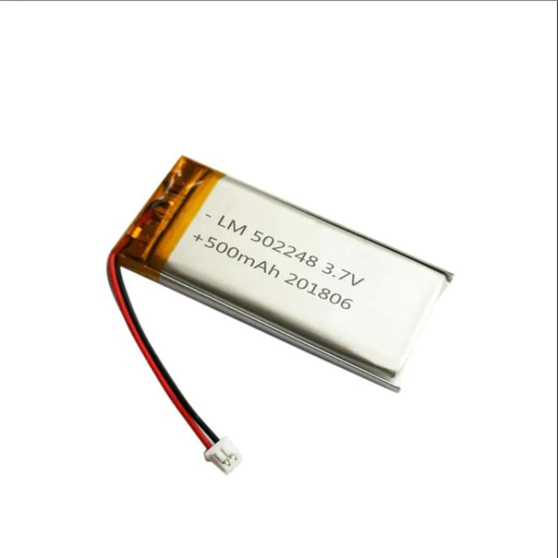 

20pcs 3.7V 500mah 502248 Lithium Polymer ion Battery 2.0mm JST Connector