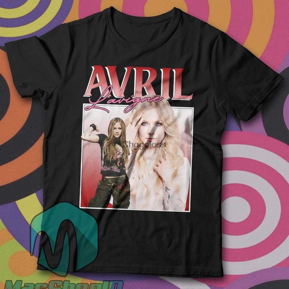 

Avril Lavigne Vintage T Shirt Homeage Style Tees Throwback tee Unisex T shirt Vintage New 2020 christmas gift birthday gift