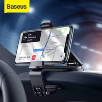 baseus dashboard car phone mount auto center console phone holder for iphone xiaomi samsung 4 7 6 5 inch mobilephones stand