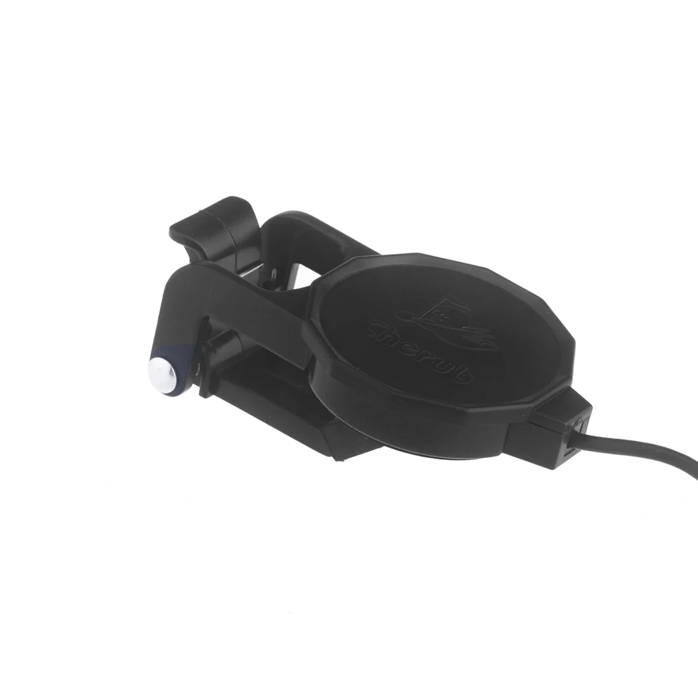 Вертикальный захват Cherub для гитары с разъемом 1/4 дюйма и кабелем 2 5 м компактный