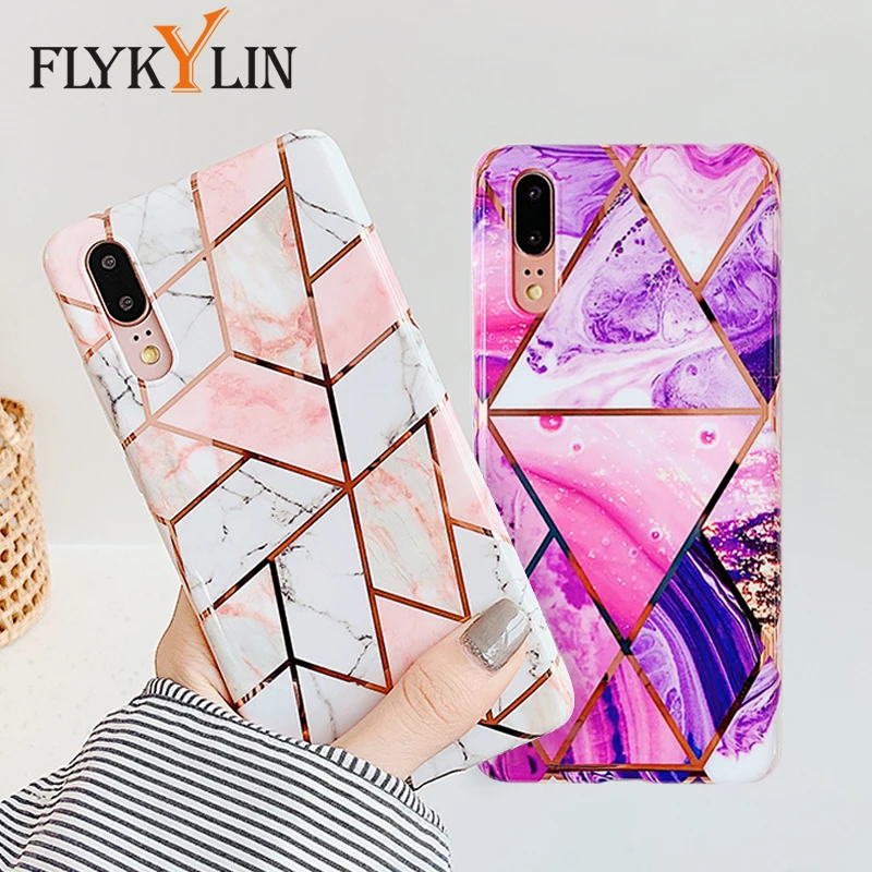 Чехол FLYKYLIN с мраморным цветком для samsung Galaxy A40 A50 A70 задняя крышка на художественный лист Мягкие силиконовые чехлы для телефонов мультяшная оболочка