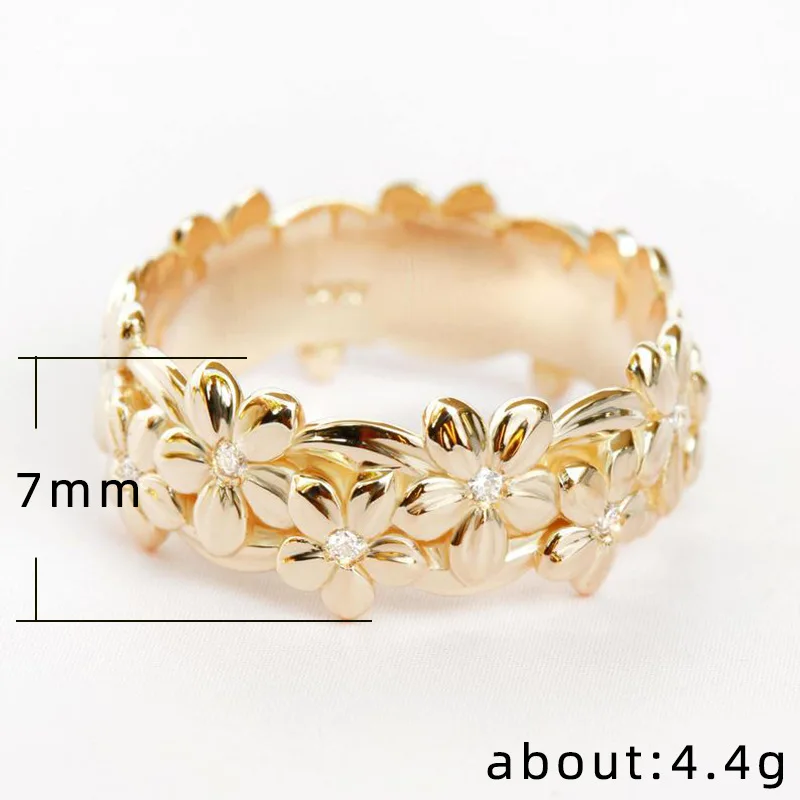 

New Gorgeous Women Rings 1Pair Ring/Set Gold Filled Wedding Engagement Ring Stylish Jewelry Accessories Ornaments