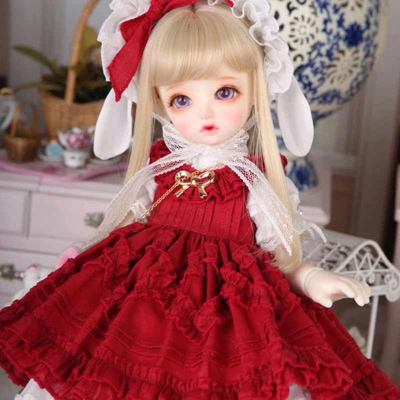 

Full Set 1/6 BJD Doll BJD/SD Cute Hanael Joint Doll For Baby Girl Birthday Gift With Glass Eyes