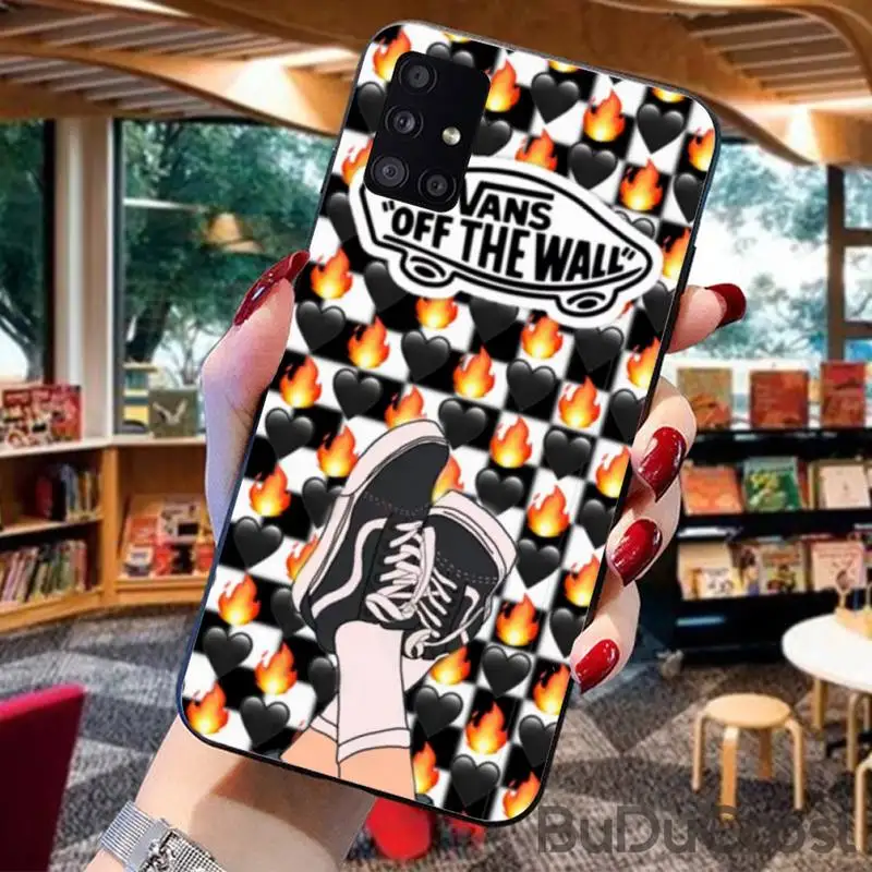 

Street Fashion Off The Wall Vans Phone Case For For Samsung Galaxy A10 A20 A30 A40 A50 70 A10S 20S A2 Core C8 A30S A50S A31