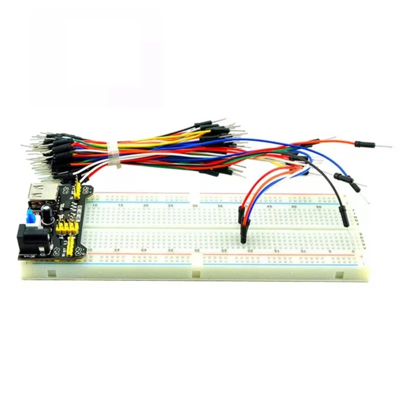 3 В/5 В MB102 макетная плата силовой модуль + MB-102 830 точек Solderless Прототип хлебопечки