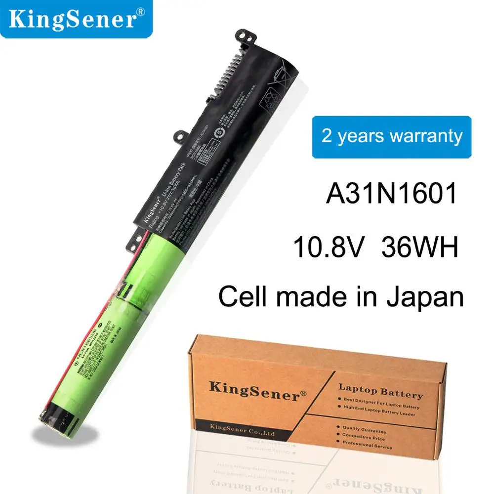 KingSener A31N1601 Батарея для ASUS F541UA R541UA R541UJ R541UV X541SA X541SC X541 X541U X541S X541U X541UA X541UV A31LP4Q