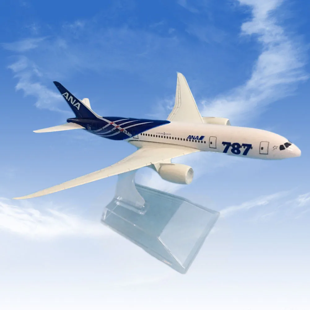 1/400 Япония воздуха Ана авиалинии Боинг B787 8 Diecast самолет модель игрушки для детей