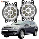 EEMRKE 2 шт. автостайлинг для Citroen C-Crosser EP 2007 2008 2009 2010 2011 2012 9 шт. светодиодные противотуманные фары H11 12 В противотуманная фара
