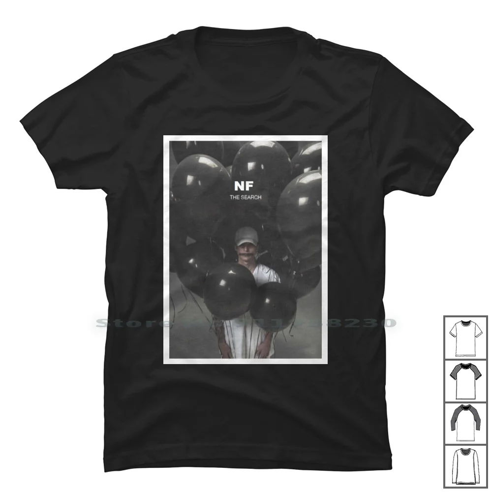 

Nf Album T Shirt 100% Cotton Music Album Logo Rap Hop Bum Op Go Music