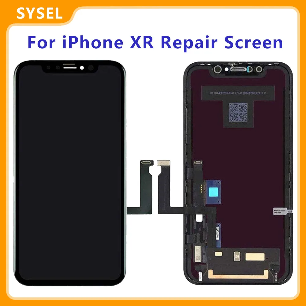 

For iPhone XR LCD Display Glass Touch Screen Panel Assembly For IPhone XR Screen Replacement Parts (Black)
