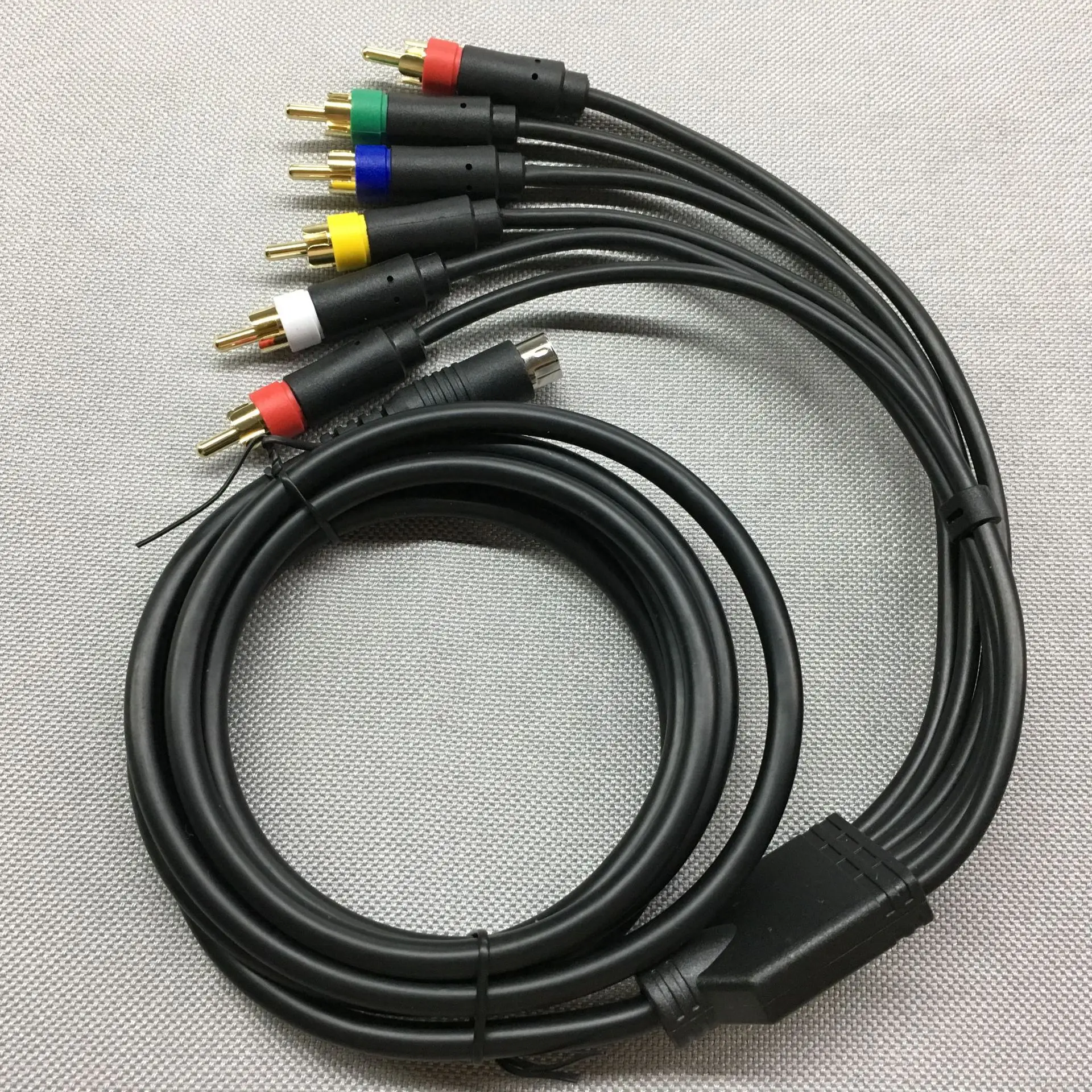 BUKIM RGB/RGBS RCA кабель для sega Saturn для sony PVM BVM NEC XM UPSCALER BNC не компонент - Цвет: Темно-синий