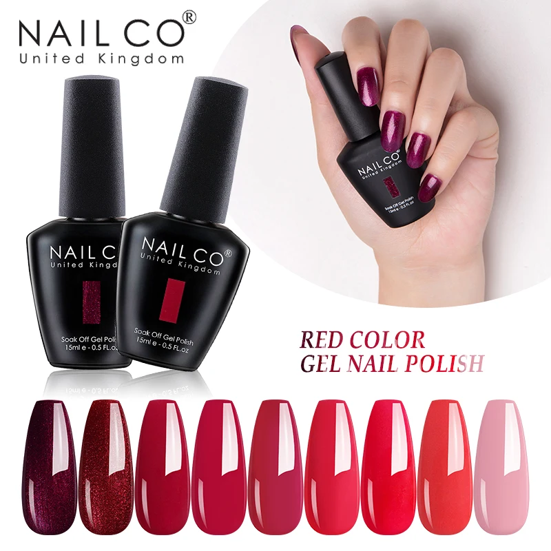 NAILCO 131 цветов Полупостоянный Гель лак для ногтей Зимняя серия светодиодный