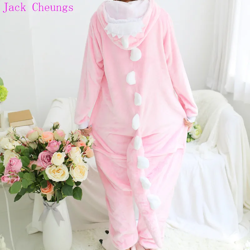 Кигуруми зеленые динозавры комбинезоны кигуруми пижамы Мультяшные Животные