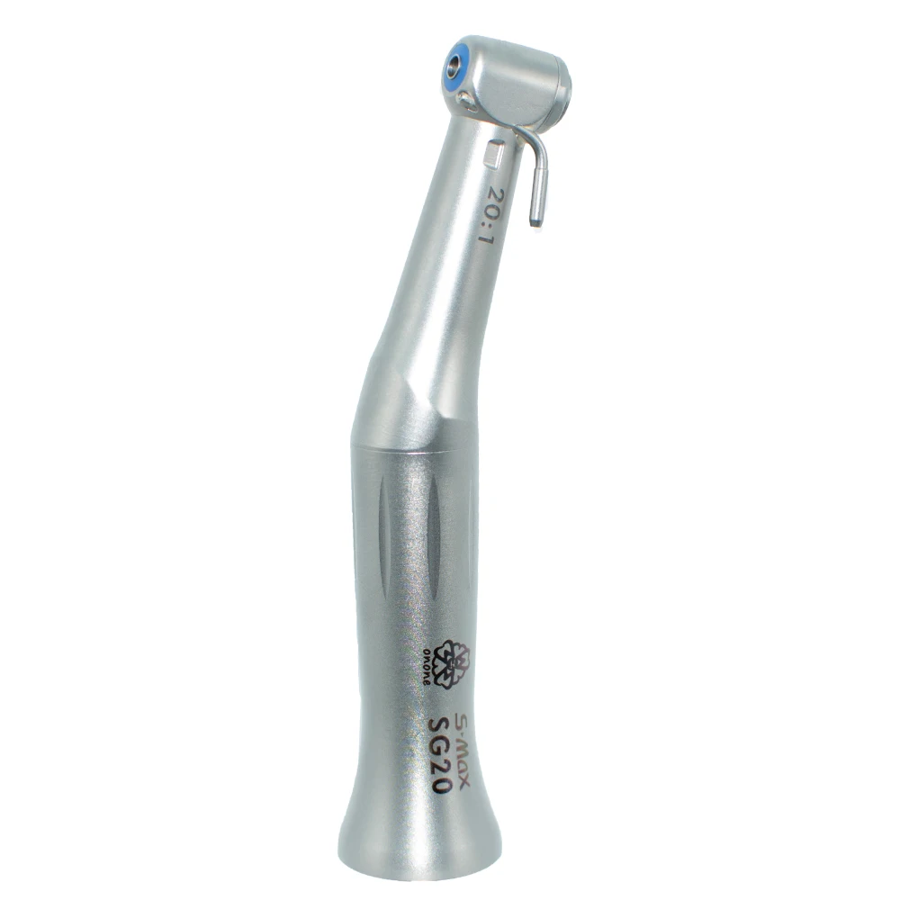 

Good Quality S MAX SG20 Dental Low Speed Turbine 20:1 Reduction Implant Surgery Contra Angle Handpiece