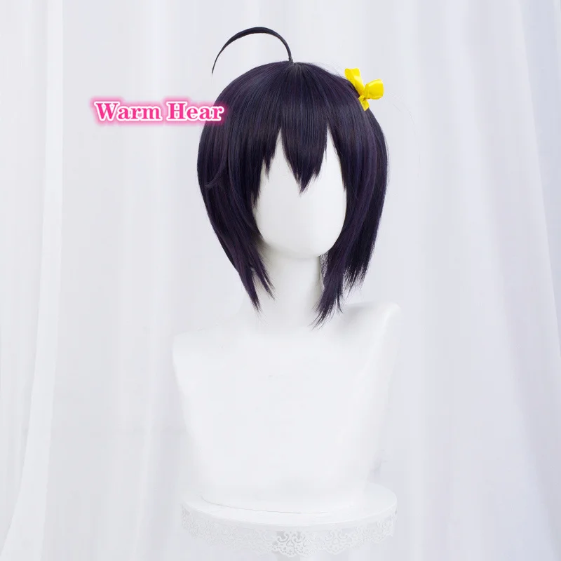 Парик для косплея Chuunibyou demo koi ga shitai таканаши Рикка с маской глаз термостойкие