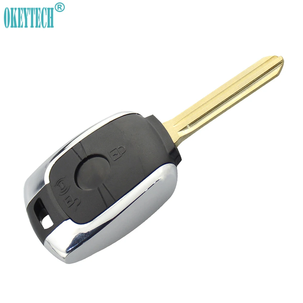 OkeyTech 2 кнопки Замена дистанционного ключа чехол Брелок для SsangYong Actyon Kyron Rexton Korando с