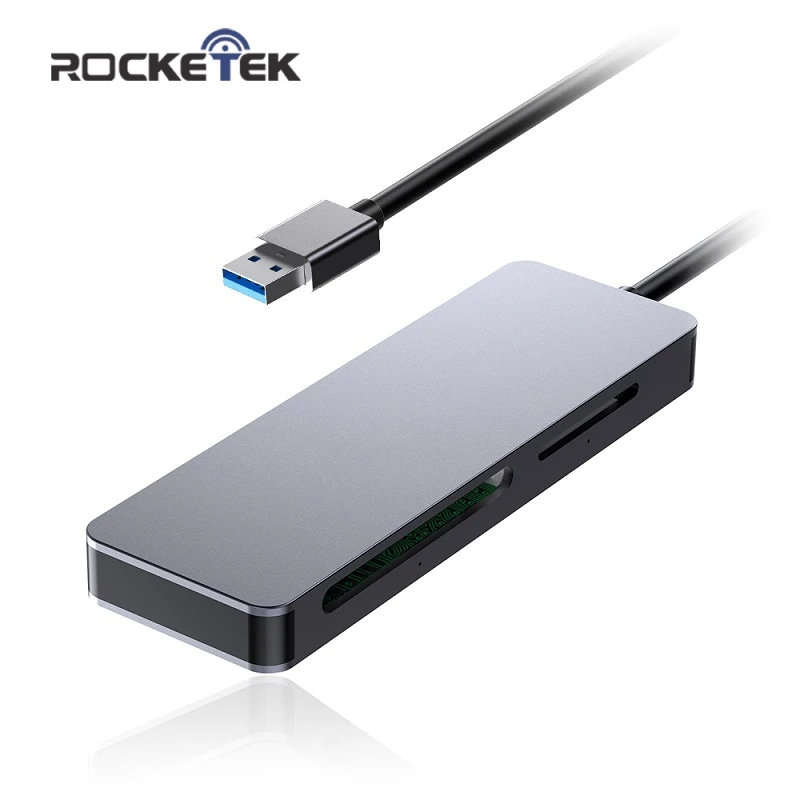 Rocketek считывание карт памяти с 5 картами usb 3 0 Type c адаптер для micro SD/TF CF MS XD compact flash