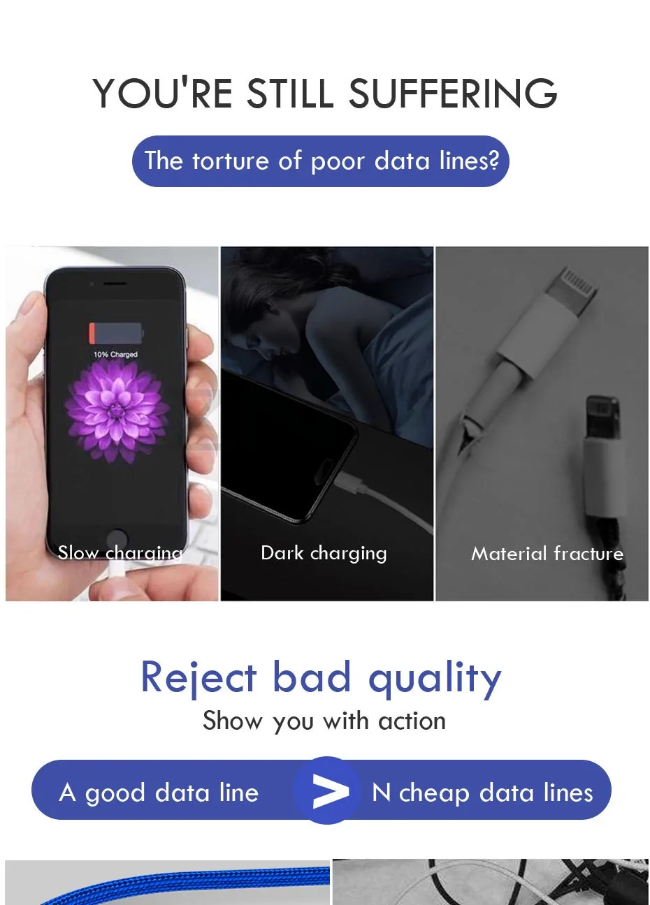 ZNP светодиодный кабель usb type-C для samsung S10 huawei P30, кабель для быстрой зарядки мобильных телефонов для Redmi Note 8 7, кабель для зарядки type-C