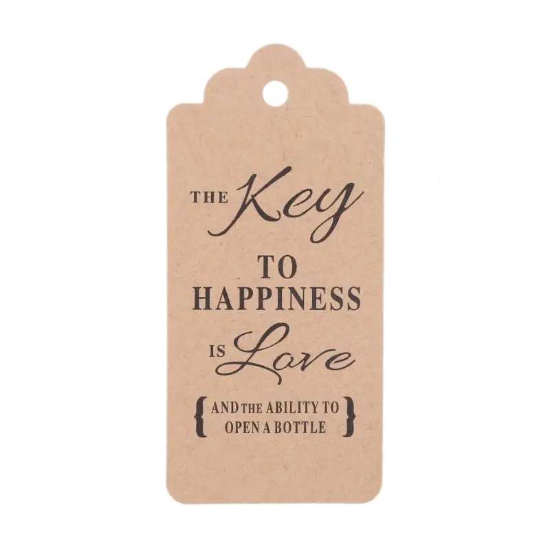 50 наборов винтажный открывалка для бутылок в форме ключа с бирками свадебной