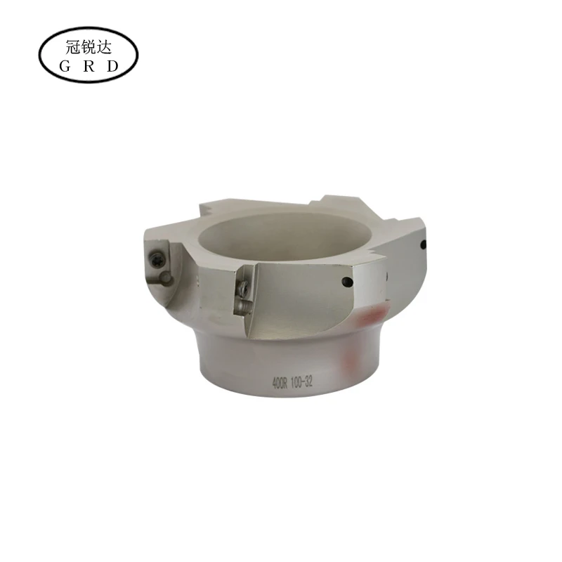 Торцевая фреза 400R-100-32-6T торцевая головка фрезы 400r 100 32 6t для apmt1604 вставка bt40 nt40 fmb32
