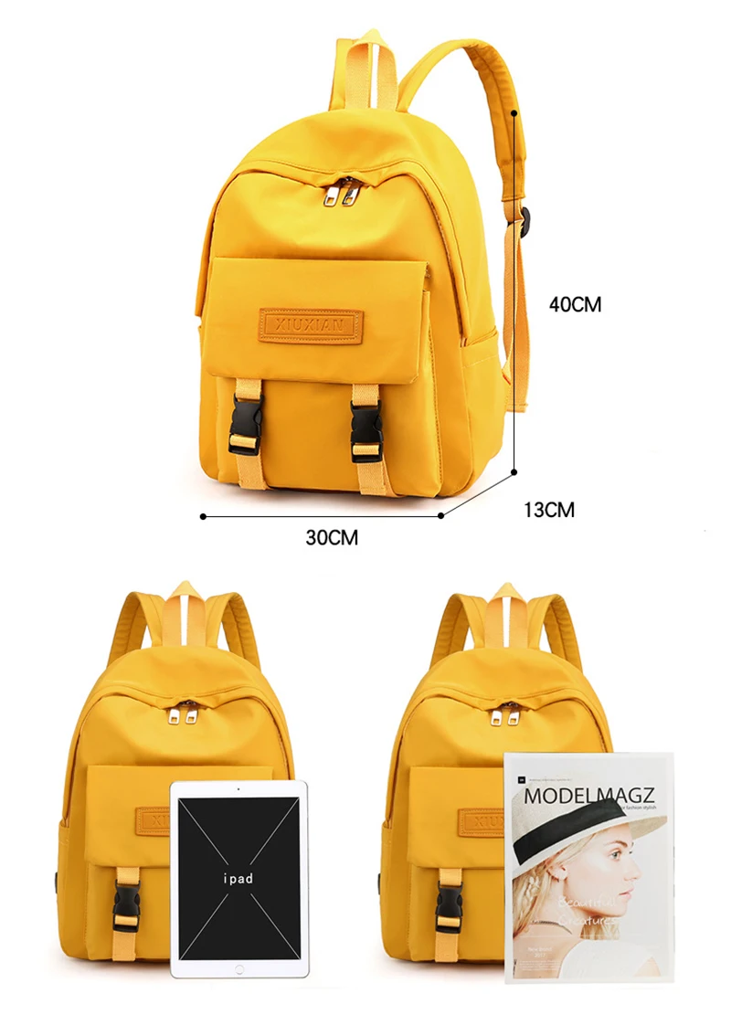 Gaoge милый женский рюкзак с рисунком из мультфильма Mochila для девочек и мальчиков, дорожный рюкзак с милым принтом кота, сумка на плечо для подростков