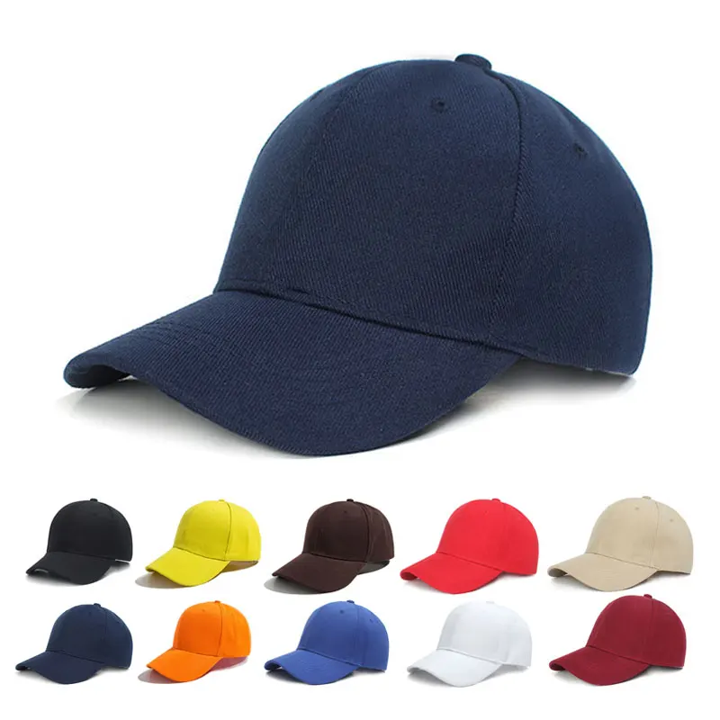 Curved Sun Visor Light Board Solid Color Baseball Cap Men Cap Outdoor Sun Hat Adjustable Sports Caps In Summer