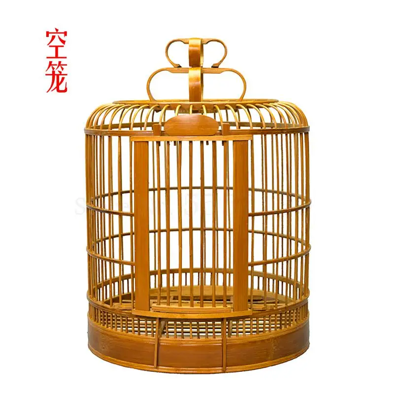 Сичуанская клетка для птиц Chengdu thrush Бамбуковая бутиковая полный комплект из