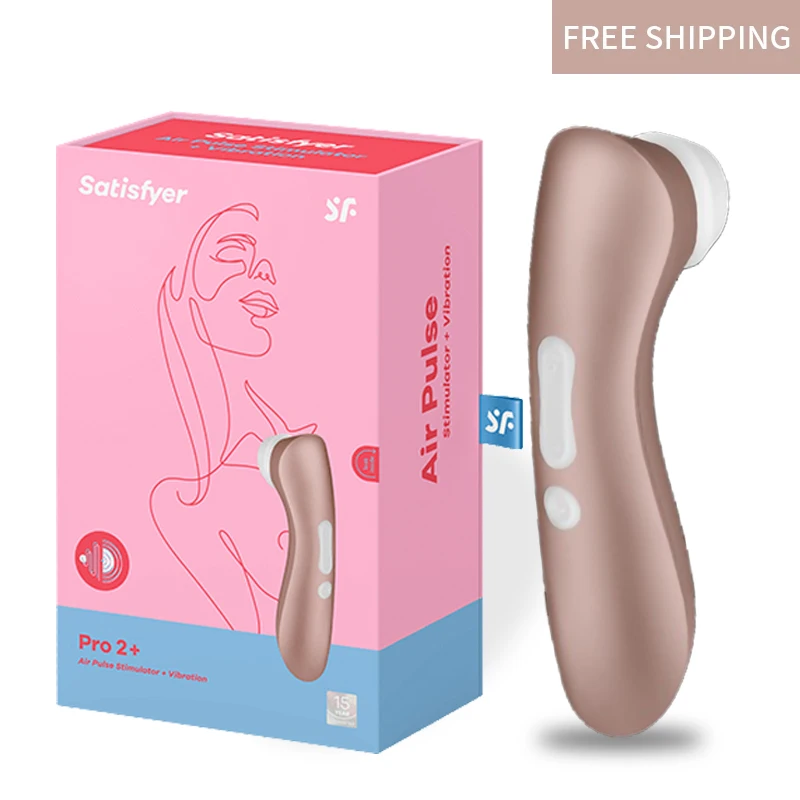 Satisfyer Pro 2 + сосательные Вибраторы G spot пара силиконовая Вибрация сосков присоски