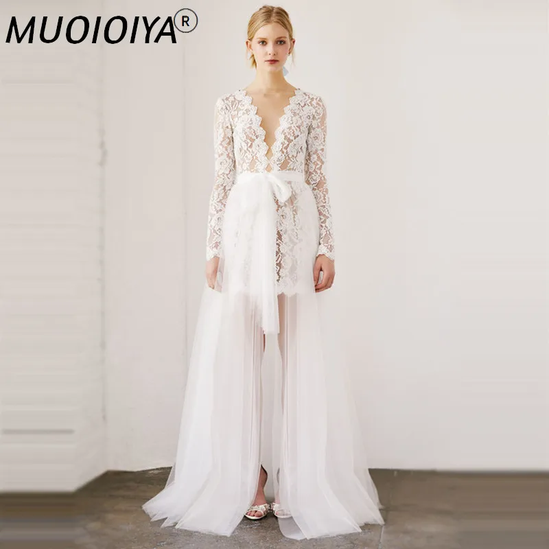 

Женское модельное платье, элегантное кружевное Сетчатое платье, дизайнерское праздничное свадебное платье, весна-лето 2021
