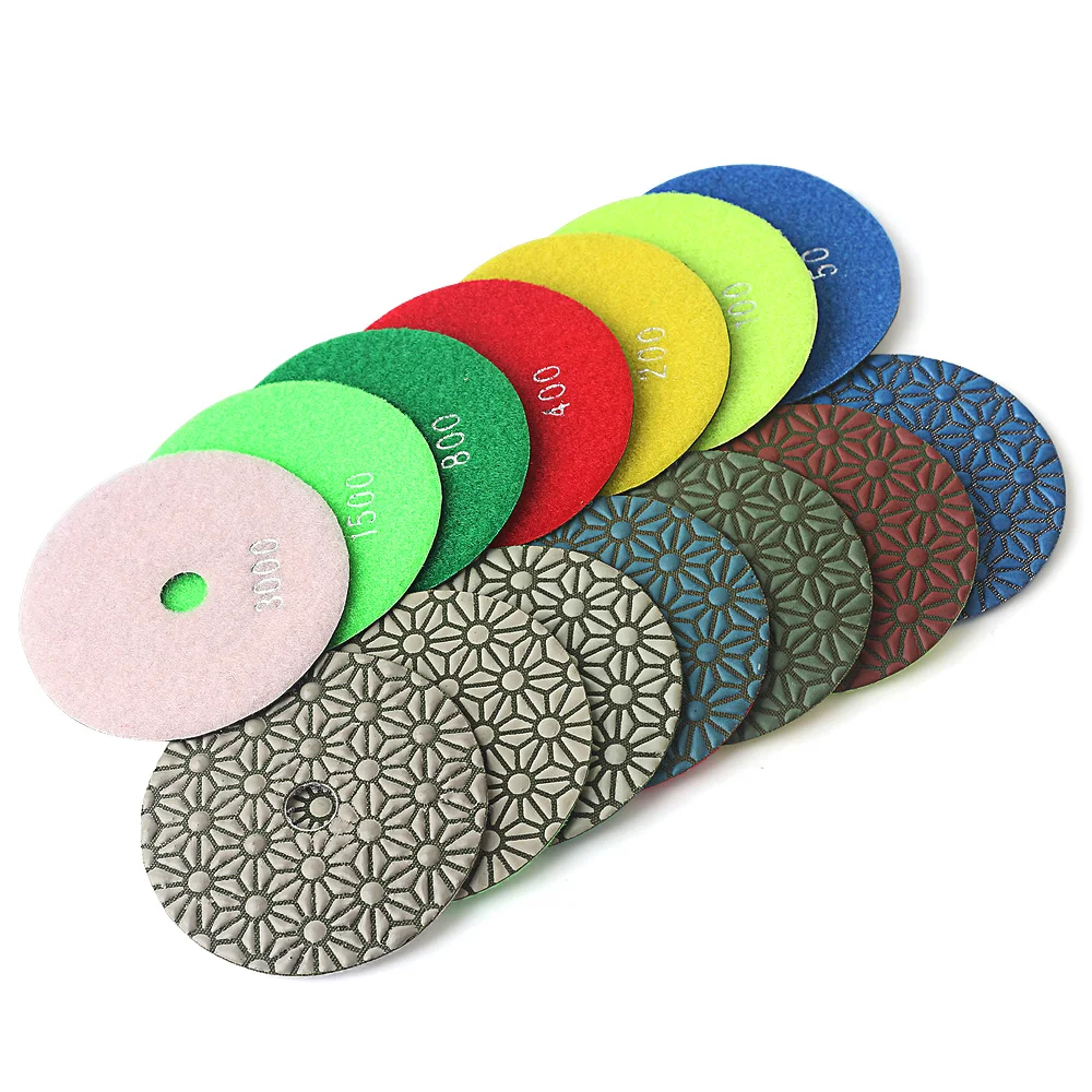 Диски Алмазные для полировки камня 100 мм 4 дюйма