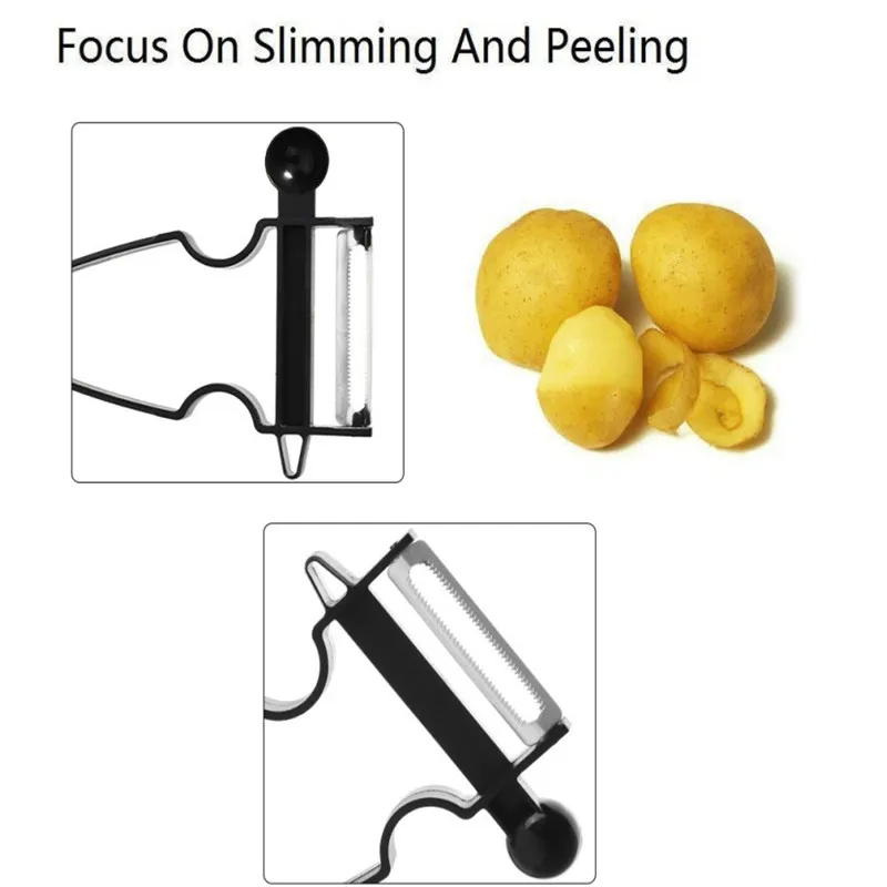 3 шт./набор набор кухонных приборов из нержавеющей стали|Овощечистки и ножи для