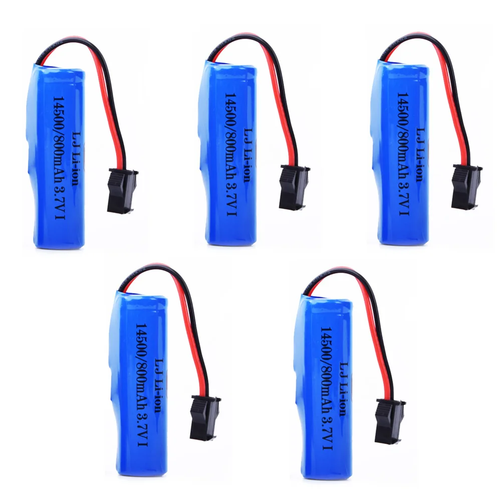 

Lipo Battery For C2 D828 toys accessories 3.7V 800mAh 14500 Battery For RC TOYS helicopter car Baot Tank Gun Trucks Trains parts
