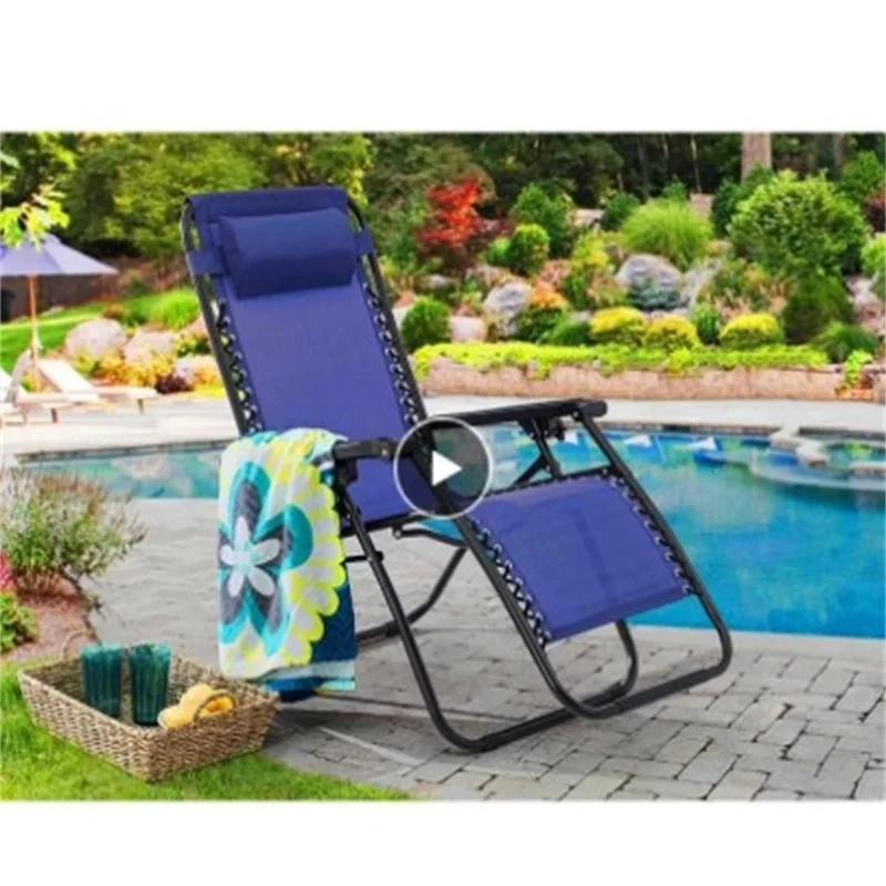 

2pcs/set Beach Chairs Outdoor Furniture Chair Foldable Stool Camping Foldable Chair Folding Camping Chair With Footrest HWC