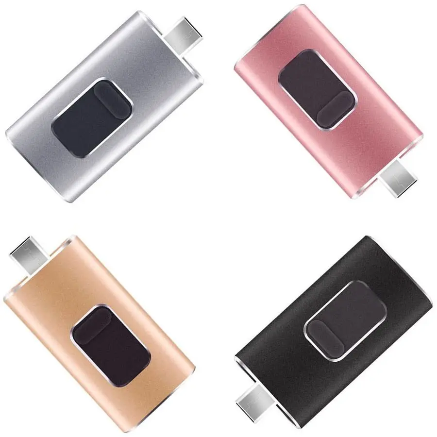 4 в 1 Micro USB флэш диск Type C 16 ГБ 32 64 Гб 128 256 накопитель OTG для iPhone/Android/планшетного ПК|USB