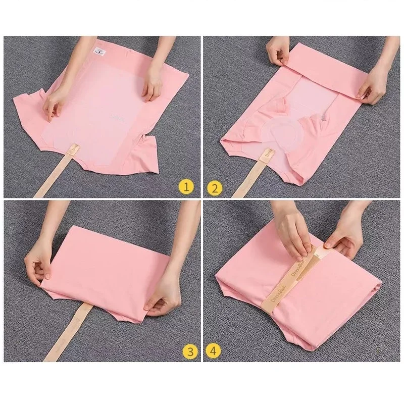 10 шт./компл. креативная пластиковая одежда складные штаны папка для шкафа быстро