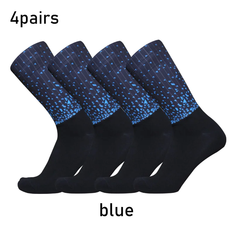 

4pairs/set New Little Cycling Socks Men Women Pro Racing Bike Socks Non-slip Silicone Summer Breathable Calcetines Ciclismo